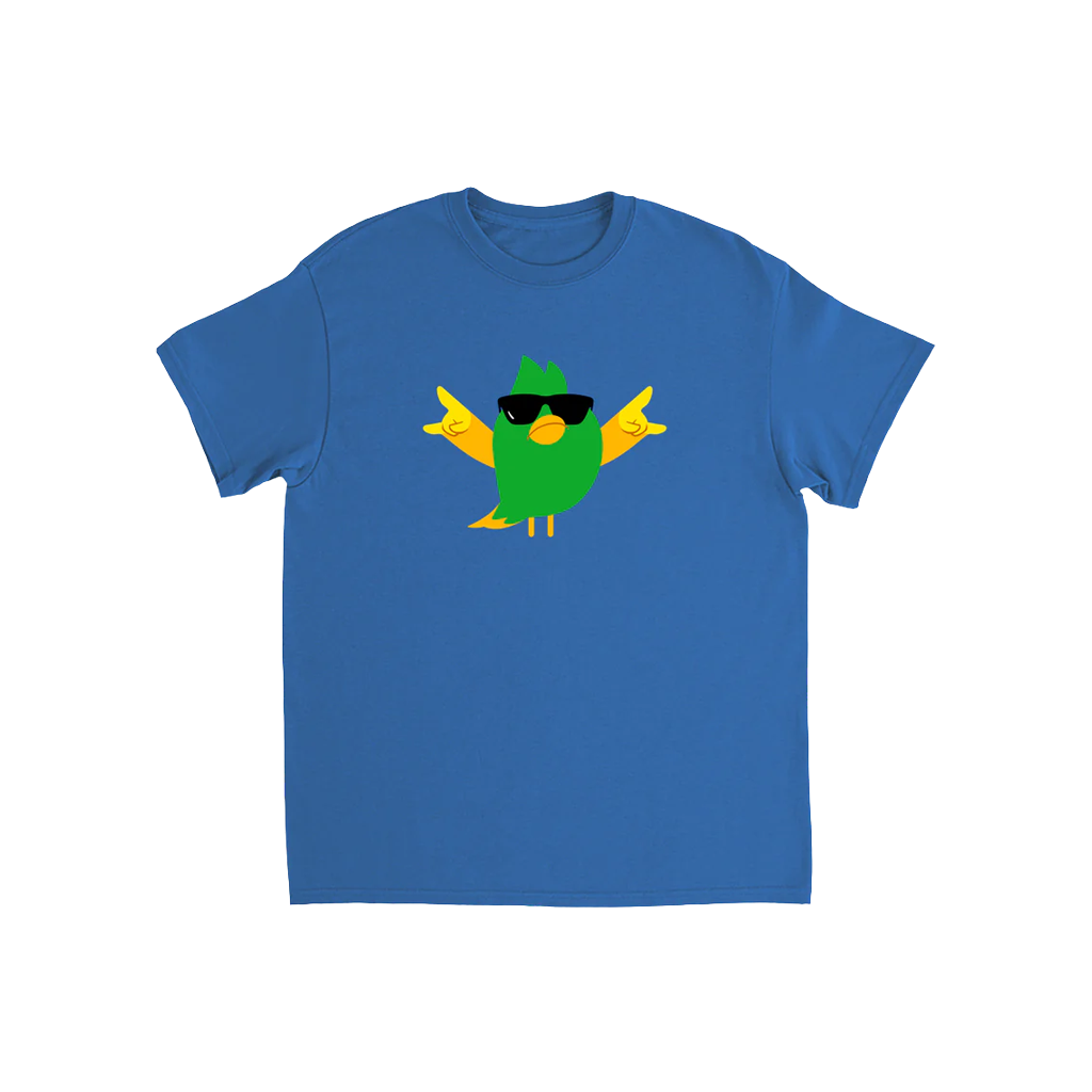 Camiseta para niños de pájaro roquero de Dodo Re Mi