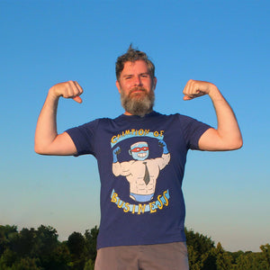 „M Bubz Comic“-Shirt – Geschäftschampion